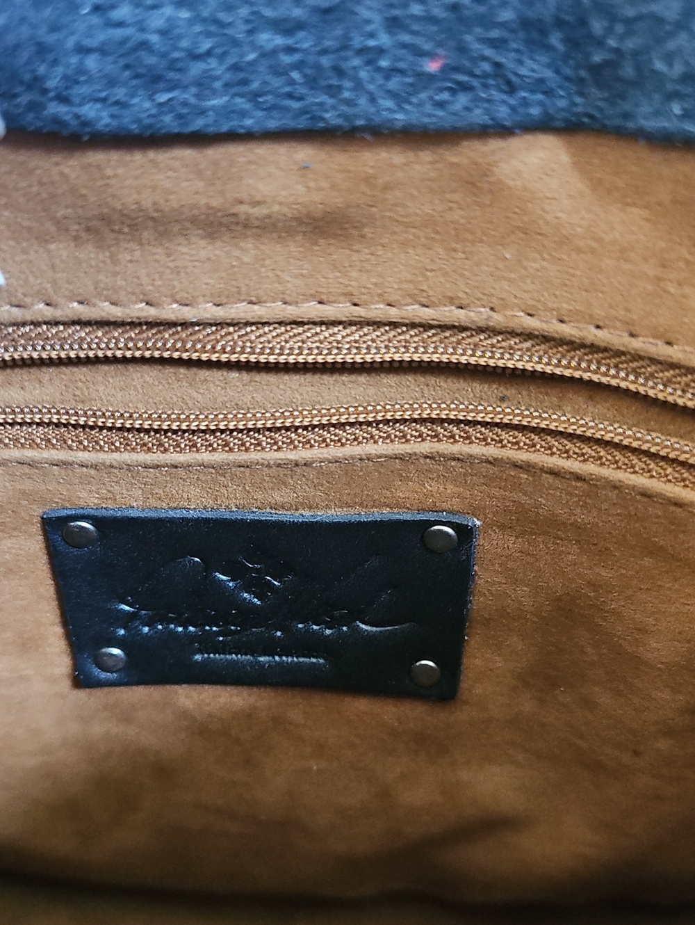 Patricia Nash Purse Rosa Leather Studded Distressed Crossbody Shoulder Bag - Picture 7 of 15